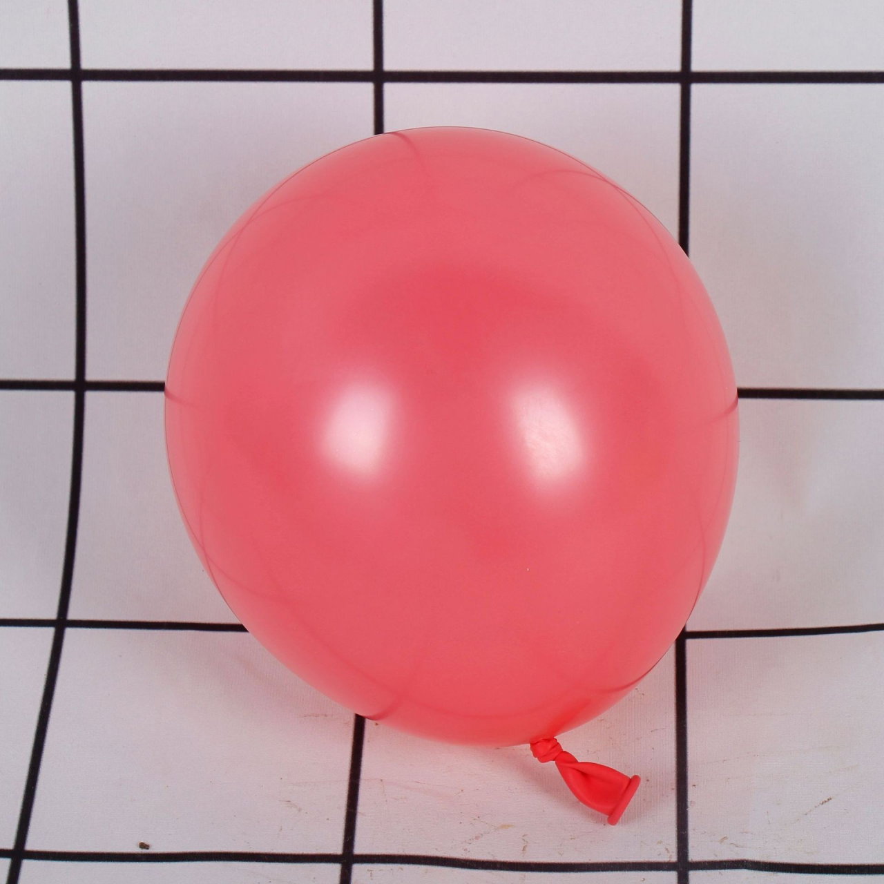 Set 12 Baloane, Flippy, din Latex Macaroon, 30 cm, Rosu [6]