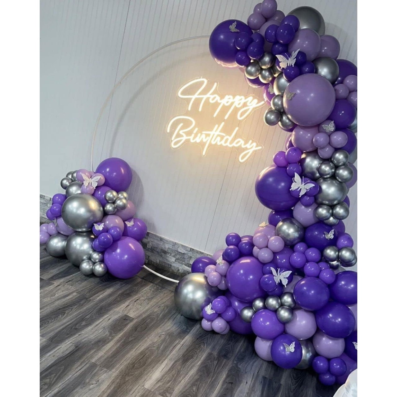 Set 12 Baloane, Flippy, din Latex Standard, 13 cm, Mov [4]