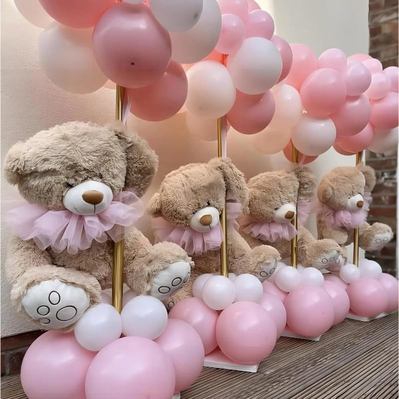 Set 12 Baloane, Flippy, din Latex Standard, 13 cm, Roz Deschis [2]