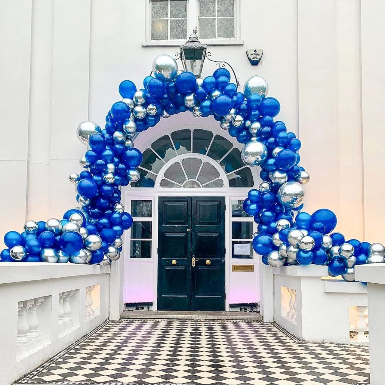 Set 12 Baloane, Flippy, din Latex Standard, 25 cm, Albastru [5]