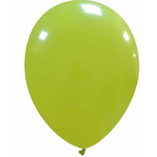 Set 12 Baloane, Flippy, din Latex Standard, 25 cm, Verde Lime [1]