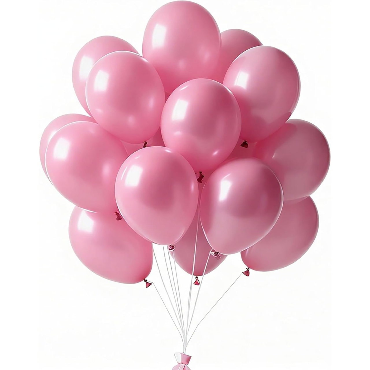 Set 12 Baloane, Flippy, din Latex Standard, 30 cm, Roz Deschis [5]