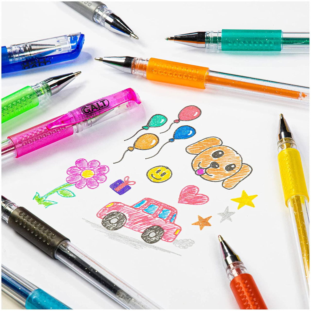 Set 12 pixuri cu gel si sclipici [5]