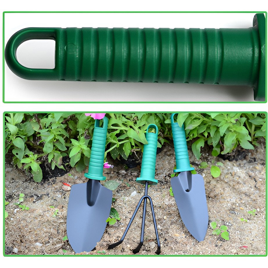 Set 12 Unelte de Gradina, Flippy, pentru Plantare Prelucrare Sol si Ingrijire Plante, Material PVC si Otel, Cutie Inclusa, 38 x 29 cm, Verde Deschis [16]