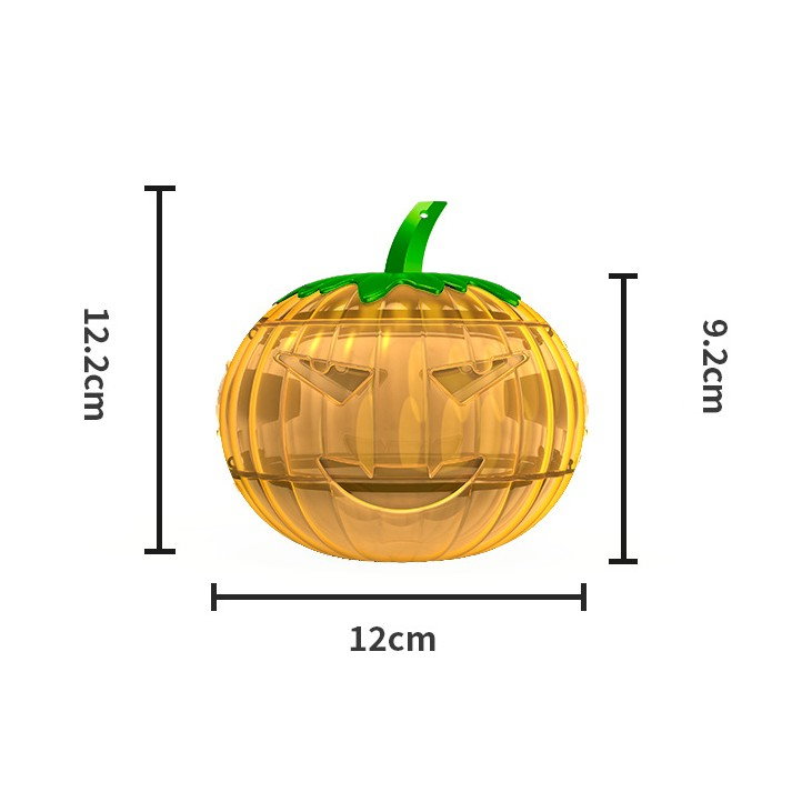 Set 2 Capcane pentru Insecte, Flippy, Forma de Dovleac, 12x9.2x12.2 cm, din ABS, Portocaliu [5]