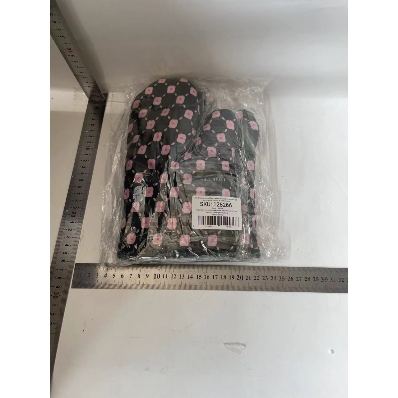 Set 2 manusi cuptor Flippy, manusa de bucatarie, rezistenta 330 grade, textil si cauciuc, 26.5x18 cm, verde [5]