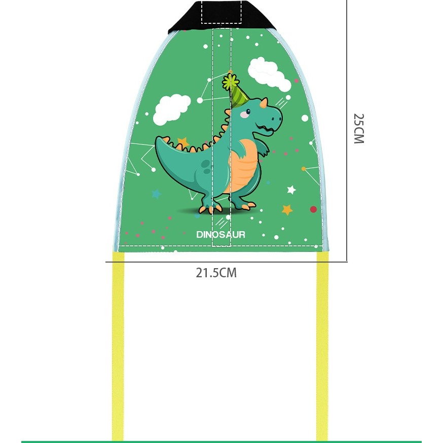 Set 2 Piese Jucarie Interactiva, Flippy, Pistol de Catapultare + Zmeu, din Plastic si Panza, +8 Ani, Impermeabil, Model Dinozaur Verde, Multicolor [5]