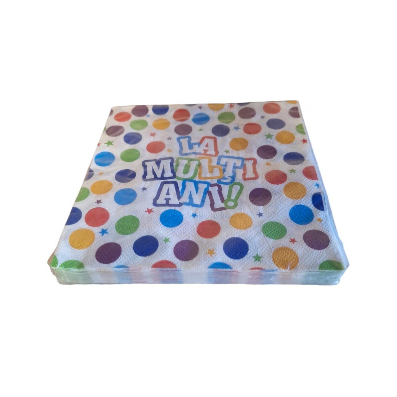 Set 20 Servetele de Masa, Flippy, Colectia LA MULTI ANI, 33 x 33 cm, din Hartie, Multicolor [3]