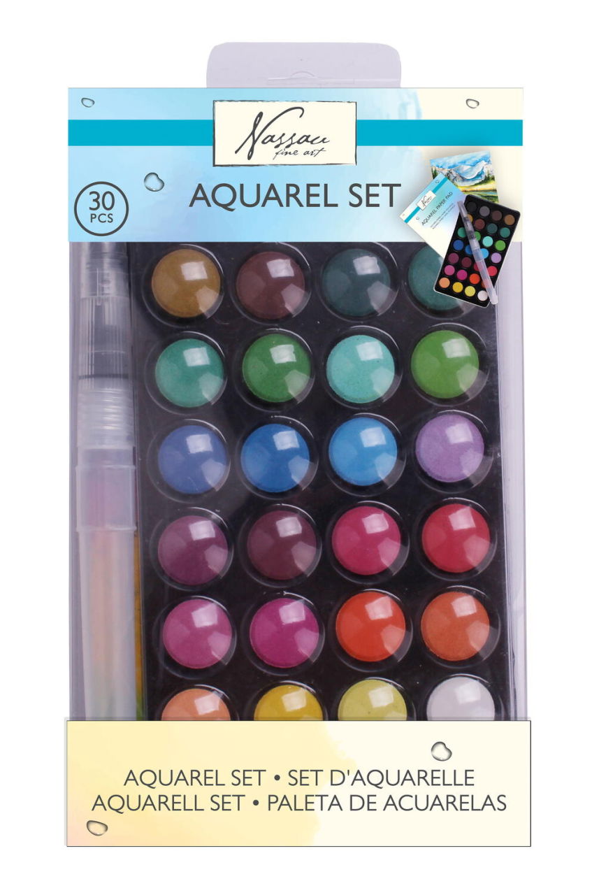 Set 28 acuarele si pensula cu rezervor [1]