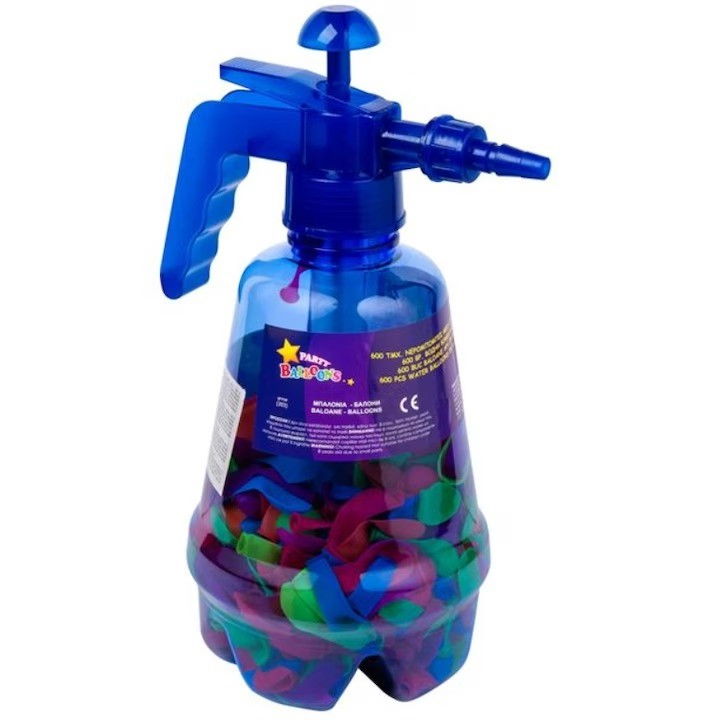 Set 300 de Baloane cu Apa, Flippy, Rezervor de Apa de Umplut, 1.5L, Autosigilate, 34 x 27 x 10 cm, Multicolor [4]