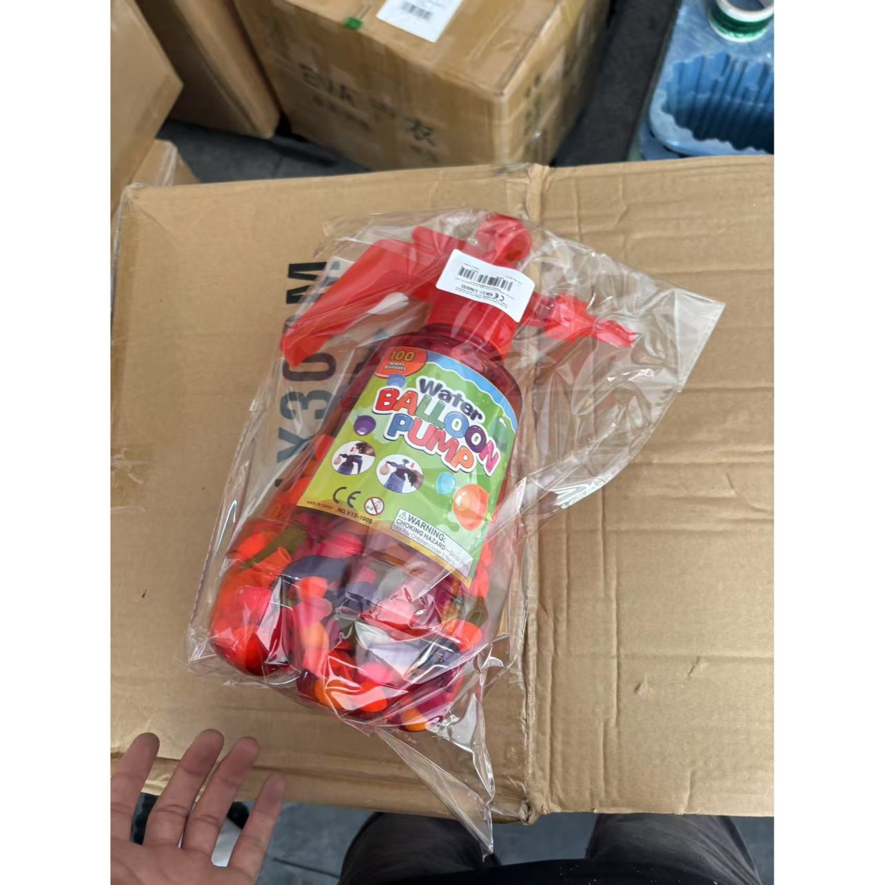 Set 300 de Baloane cu Apa, Flippy, Rezervor de Apa de Umplut, 1.5L, Autosigilate, 34 x 27 x 10 cm, Multicolor [9]