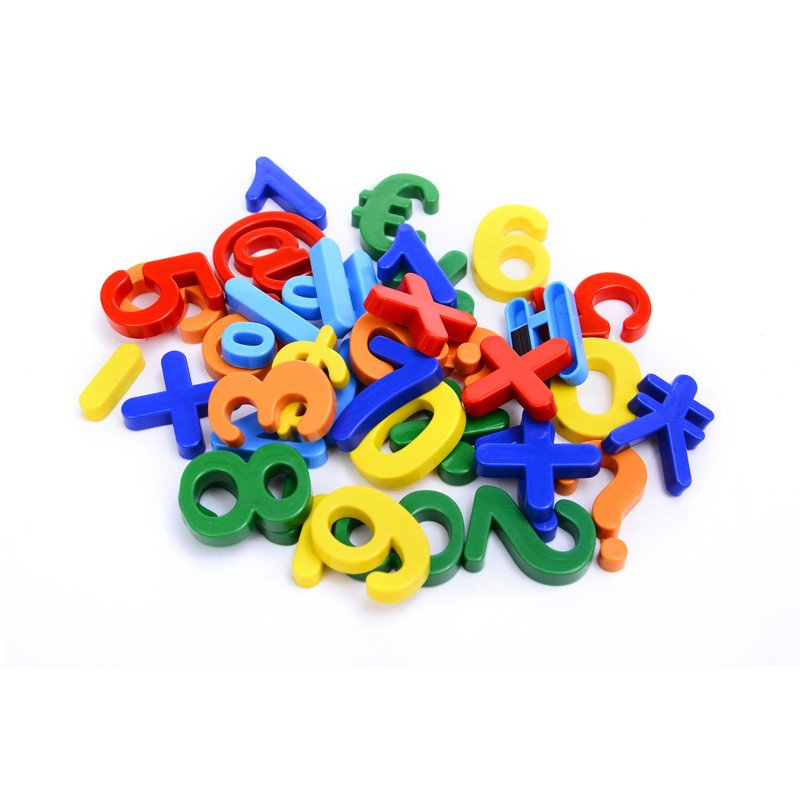 Set 37 Cifre si Simboluri, Flippy, Magnetice, pentru Frigider, din Plastic, +3 Ani, 13 x 18 x 14 cm, Multicolor [3]