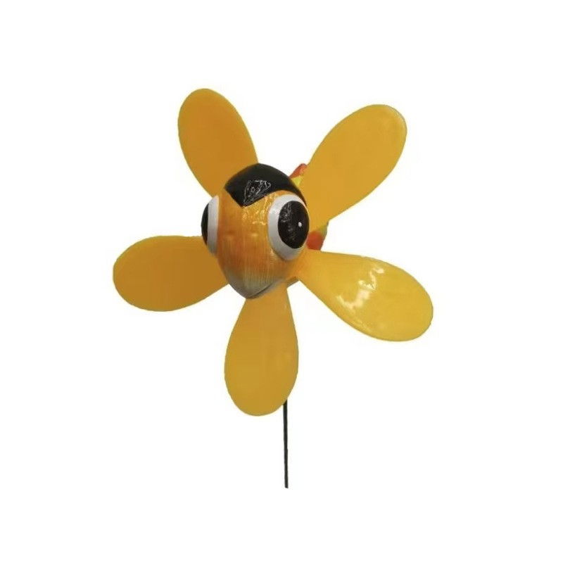 Set 4 Figurine, Decoratiuni de Gradina, Flippy, Tip Morisca de Vant, Model Insecte, 57 x 12 cm, Multicolor [5]