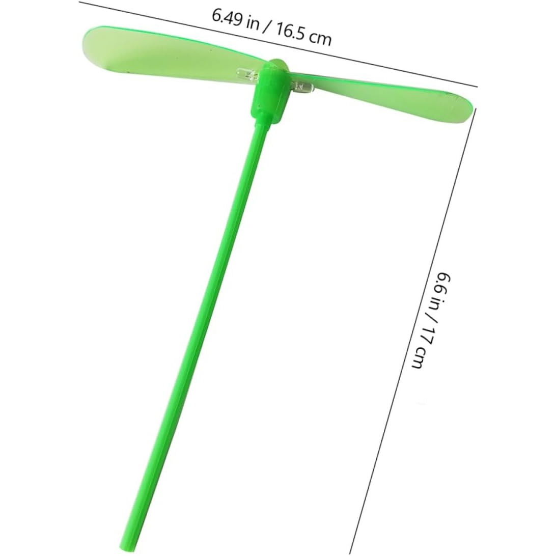 Set 4 Jucarii Libelula Zburatoare, Distractive pentru Copii, Flippy, Aruncatoare Manuale din Plastic, cu Lumini, Multicolor [9]