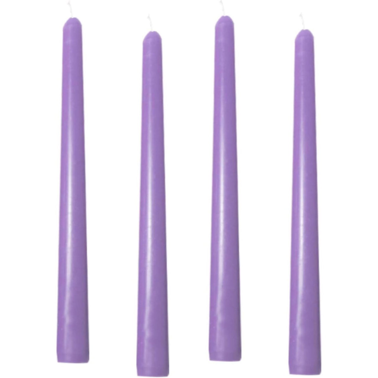 Set 4 Lumanari, Flippy, pentru Suport de Masa, Fara Miros si Fum, din Parafina, 2.2 x 25 cm, Mov [7]