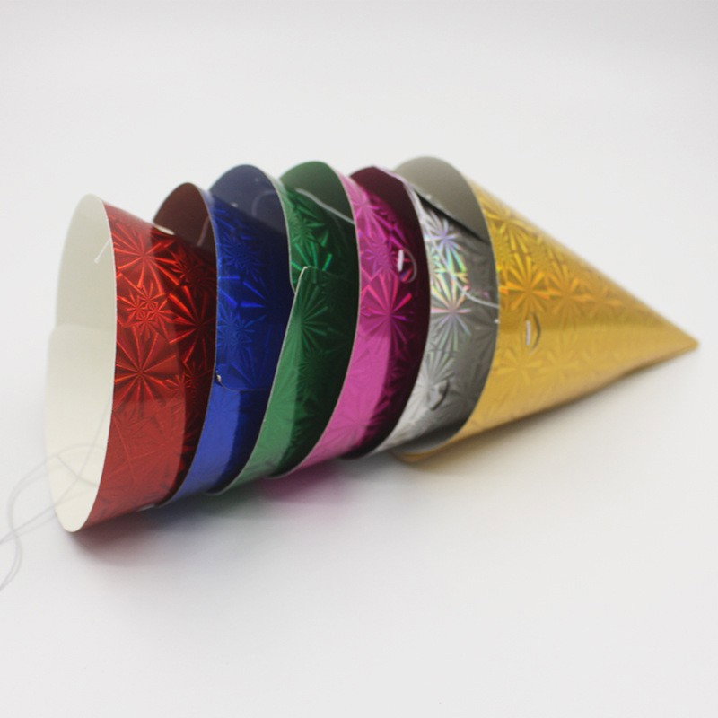 Set 6 Coifuri Metalizate, Flippy, pentru Petrecere, Tematica Aniversare, Albastru [5]