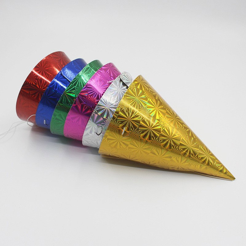 Set 6 Coifuri Metalizate, Flippy, pentru Petrecere, Tematica Aniversare, Albastru [4]