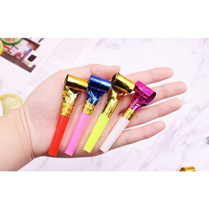 Set 6 Suflatori, Flippy, pentru Petrecere, Tematica Aniversare, 8 cm, Multicolore [5]