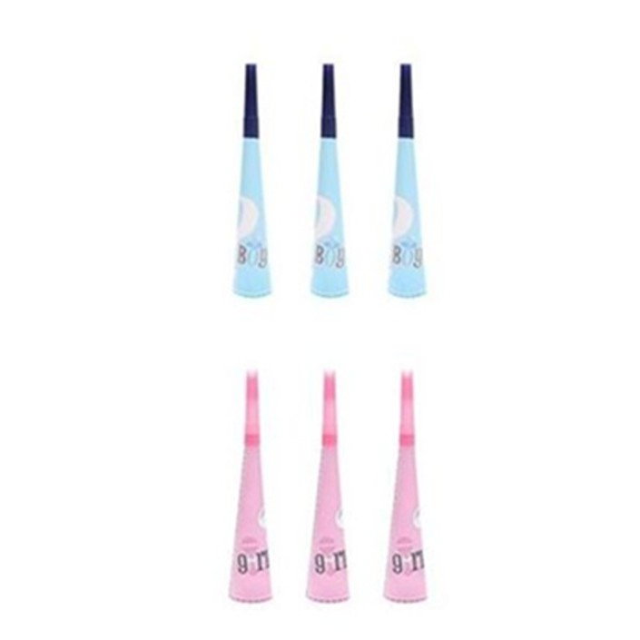 Set 6 Suflatori Gender Reveal, Flippy, Girl or Boy, din Carton, 20 x 5 cm, Roz/Albastru [1]