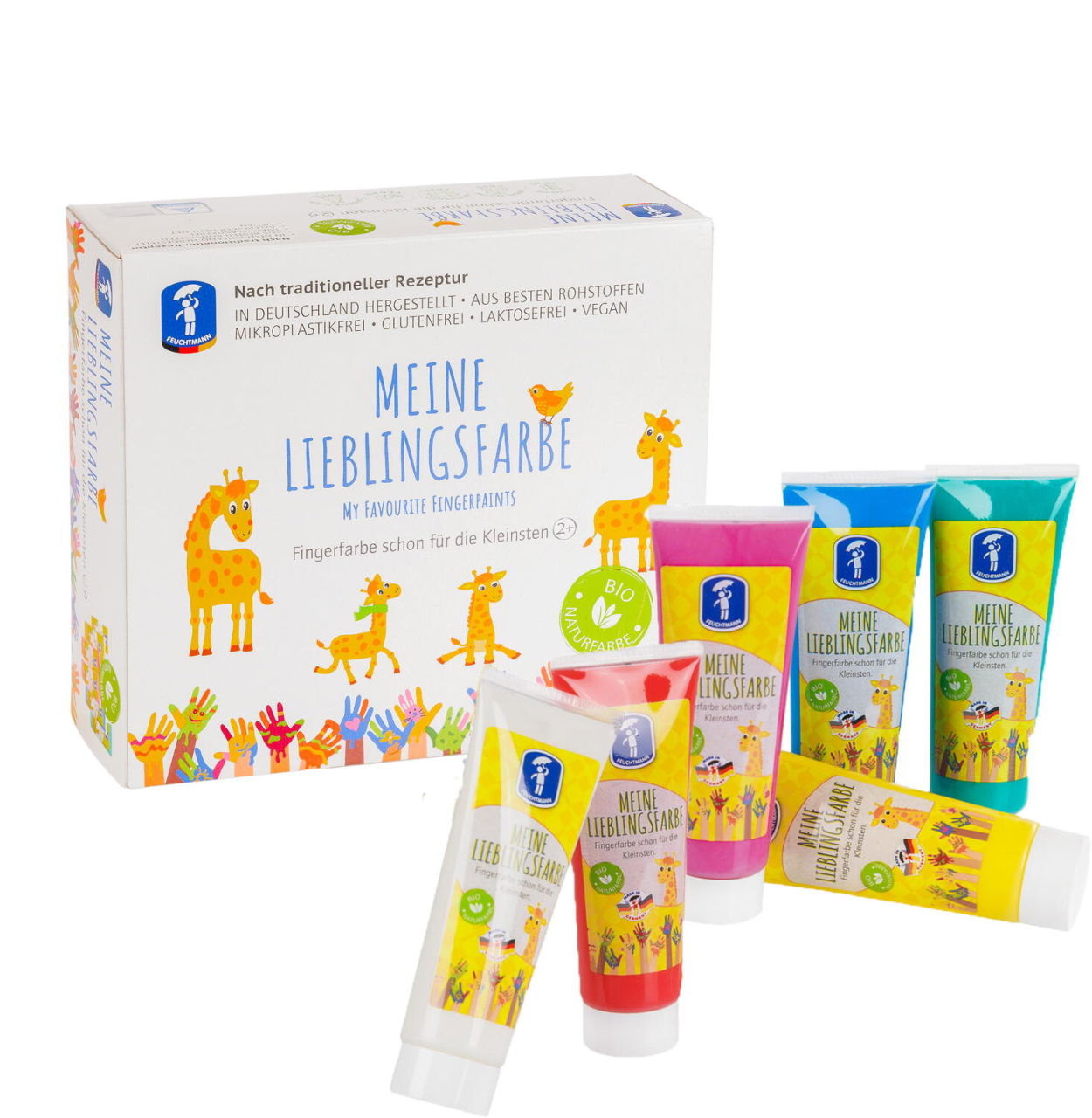 Set 6 tuburi vopsea pictura cu degetele - Basic [1]