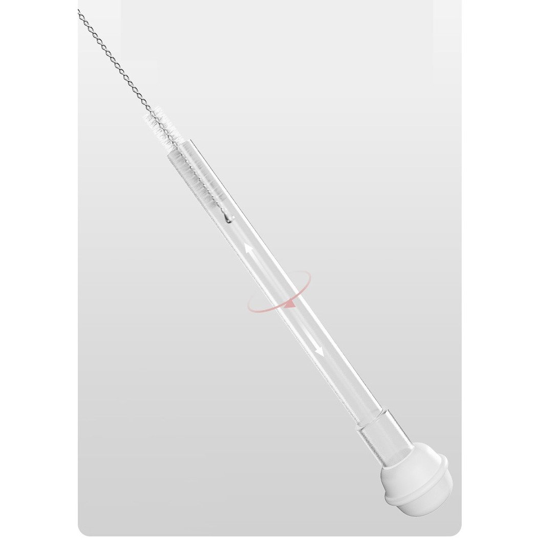 Set 7 Piese de Spalat/Uscat Biberoane, Flippy, Portabil, Peri de Silicon, pentru Tetine, Suzete, Biberoane, Paie, Cutie Inclusa, 20 x 9.5 cm, Roz [4]