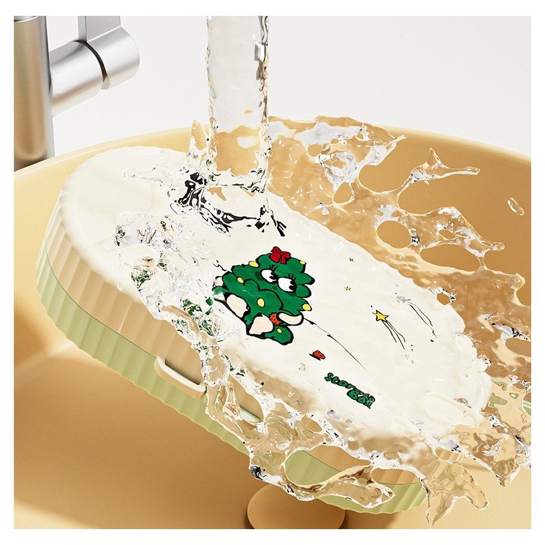 Set 7 Piese de Spalat/Uscat Biberoane, Flippy, Portabil, Peri de Silicon, pentru Tetine, Suzete, Biberoane, Paie, Cutie Inclusa, 20 x 9.5 cm, Verde [3]