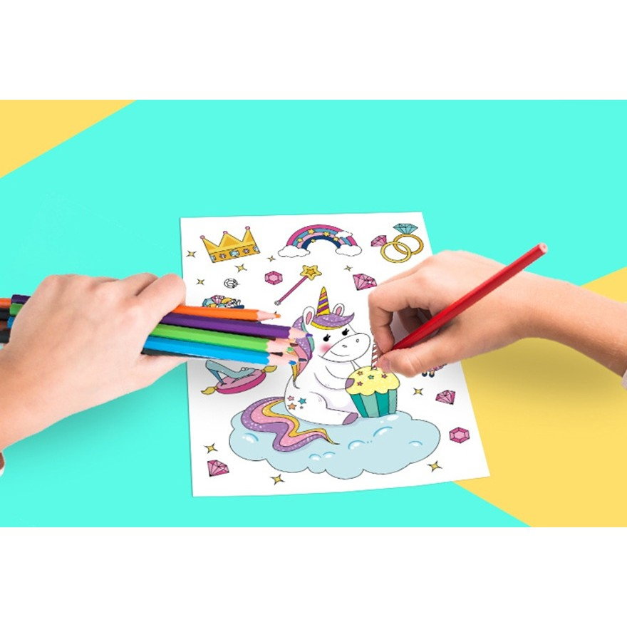 Set 9 Planse Razuibile, Flippy, Scratch ArtCards, +3 Ani, de Razuit si de Colorat, 19 x 14 cm, Model Spatiu Cosmic, Multicolor [4]