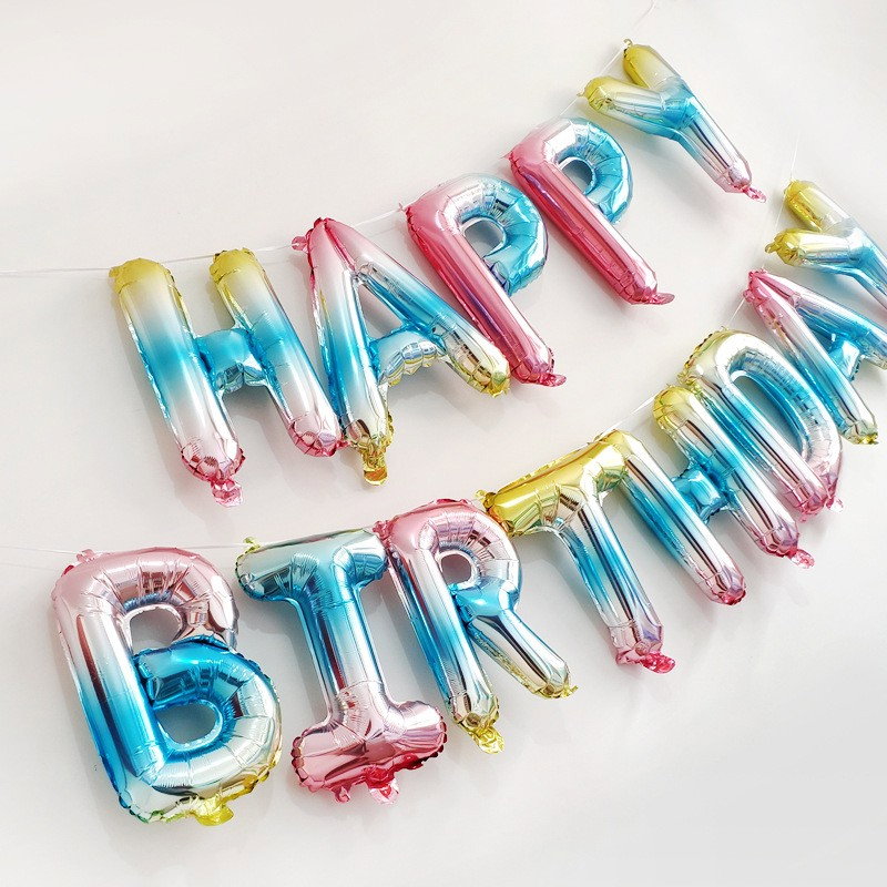 Set baloane folie Flippy, Happy Birthday, 40 cm, multicolor [4]