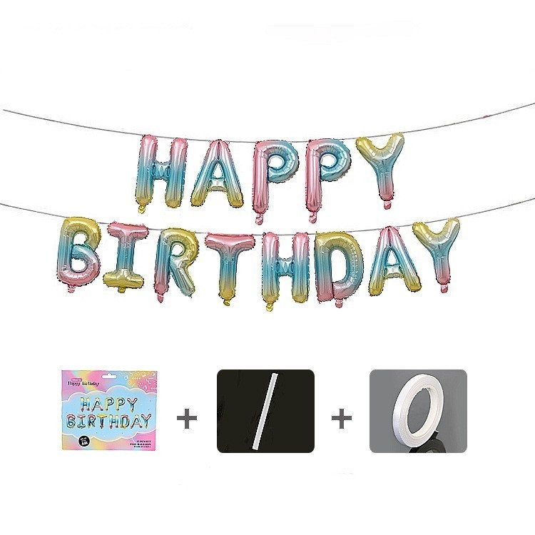 Set baloane folie Flippy, Happy Birthday, 40 cm, multicolor [2]