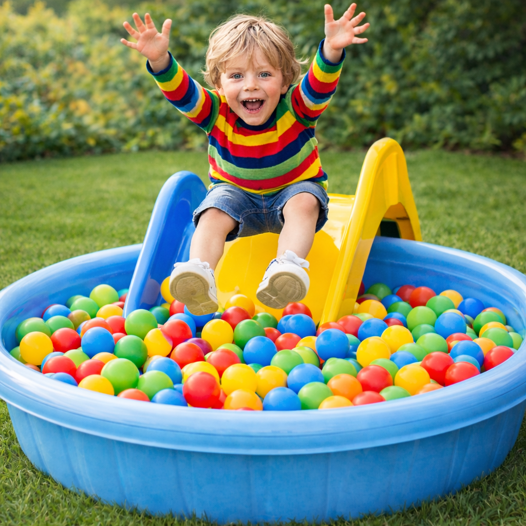 Set bile multicolore 100 buc - 7cm [1]