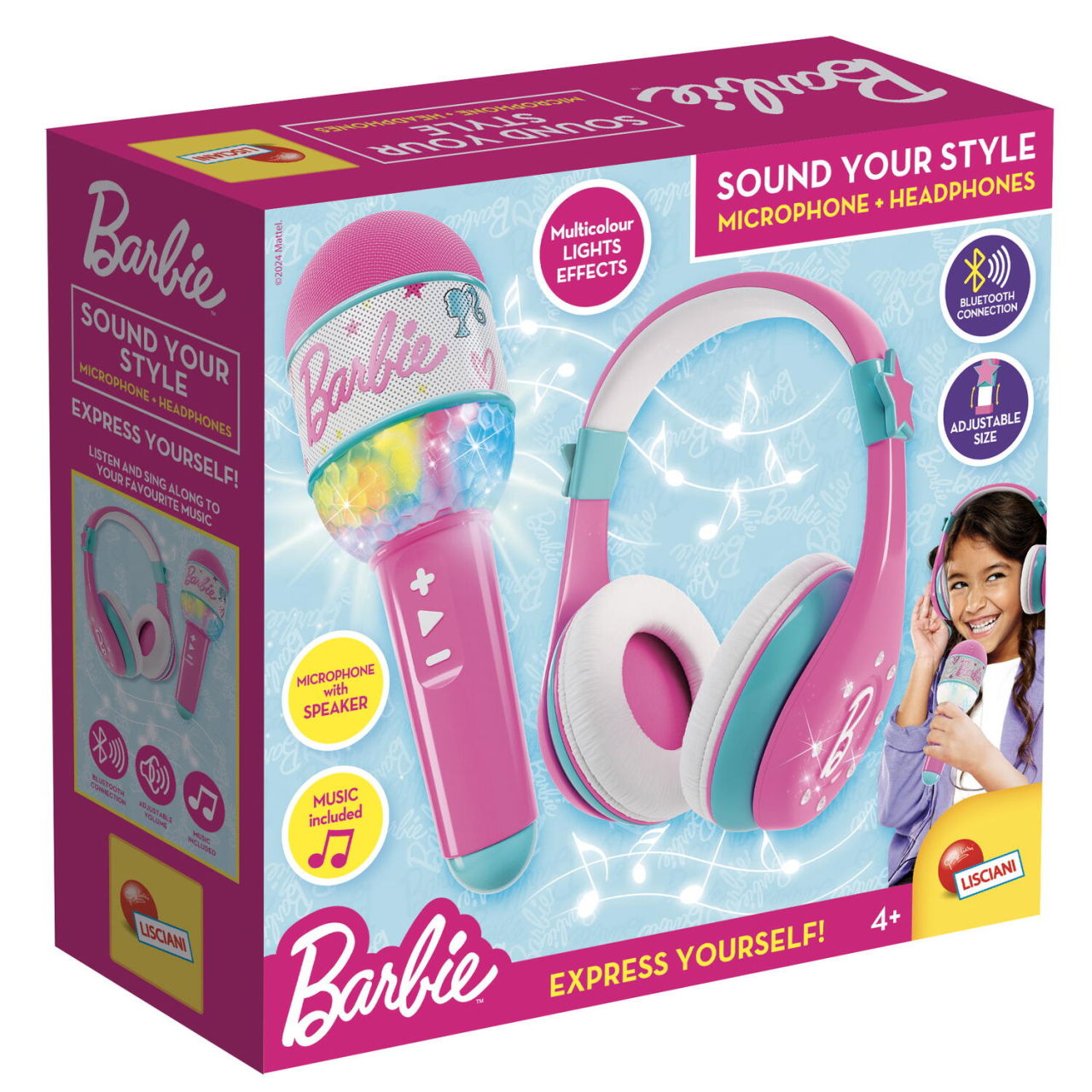 Set casti & microfon cu bluetooth - Barbie [2]