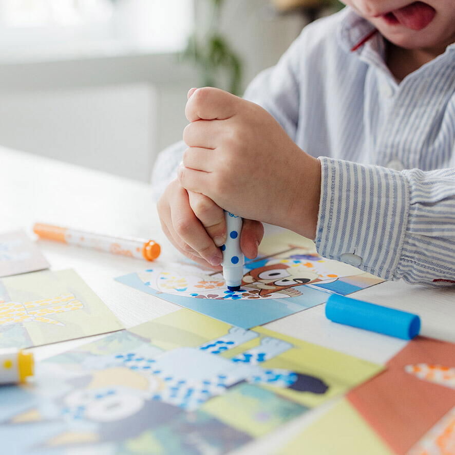 Set creativ - Arta cu puncte - Bluey [4]