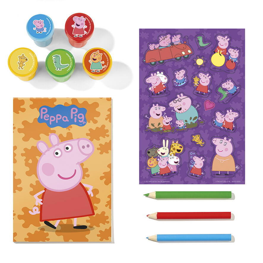 Set creativ cu stampile - Peppa Pig [1]