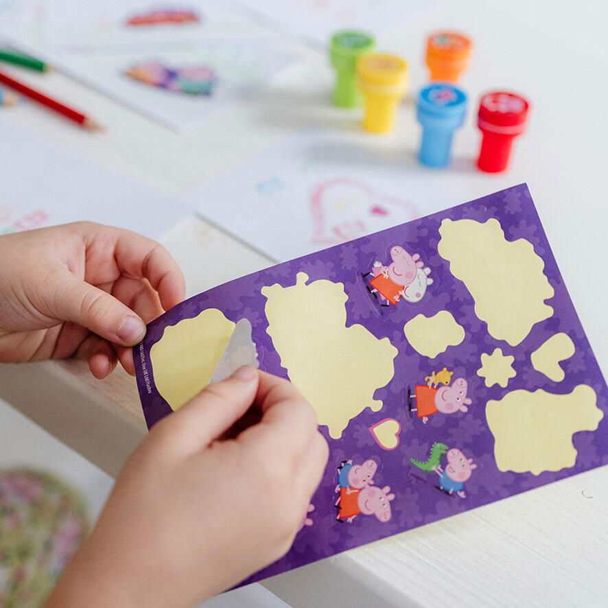 Set creativ cu stampile - Peppa Pig [5]