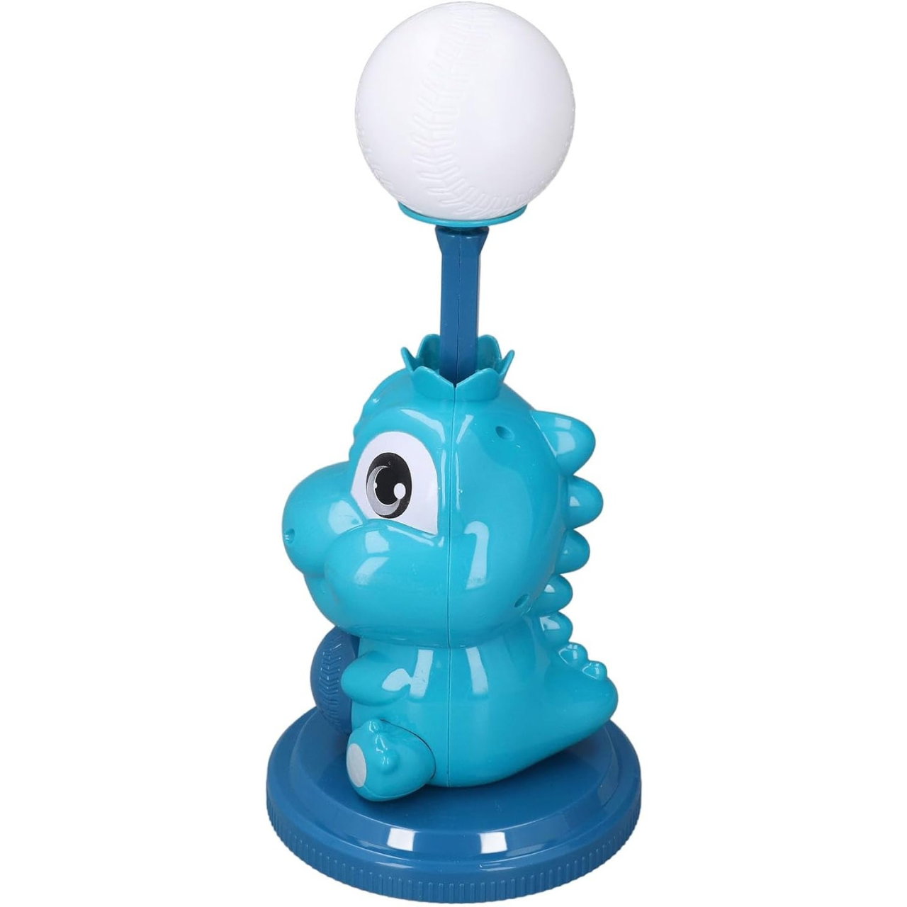 Set de Baseball 5 Piese pentru Copii, Flippy, Jucarie Dinosaur Press, 14x23 cm, Verde/Albastru [4]