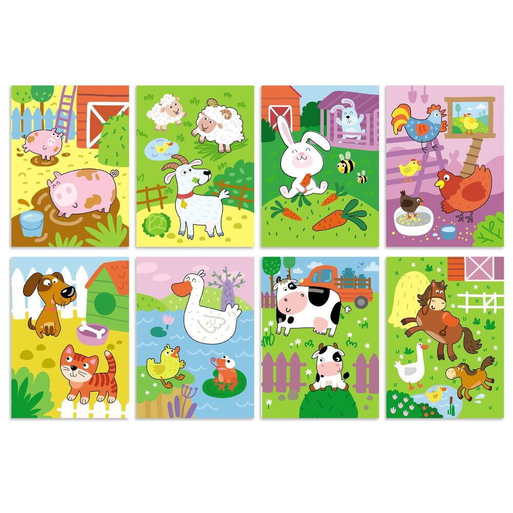 Set de colorat cu apa - La ferma [5]