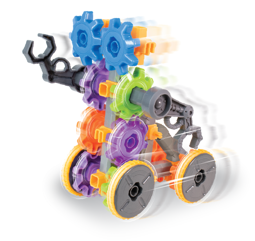 Set de constructie 3 in 1 STEM - Robotel & masinute saniter [1]