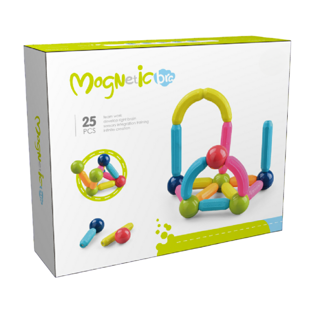 Set de constructie magnetic - Forme 3D (25 piese) [1]