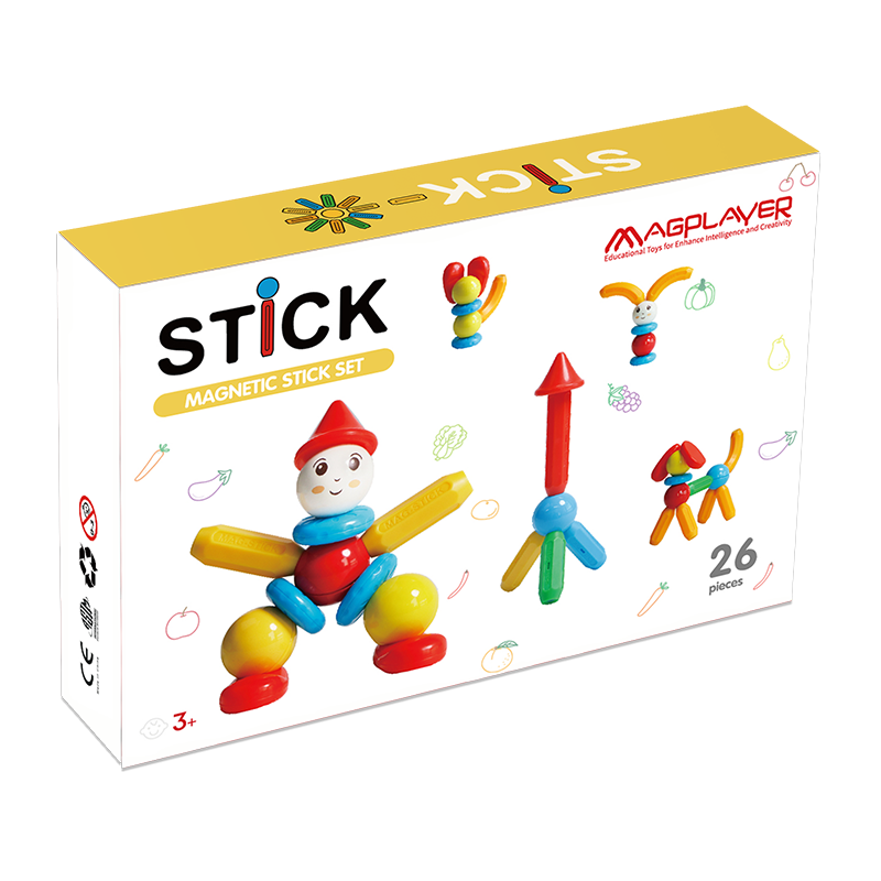 Set de constructie magnetic - STICK (26 piese) [2]