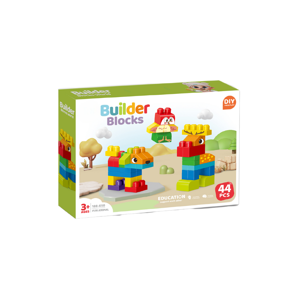Set de constructie STEAM - Animalute haioase (44 piese) [1]