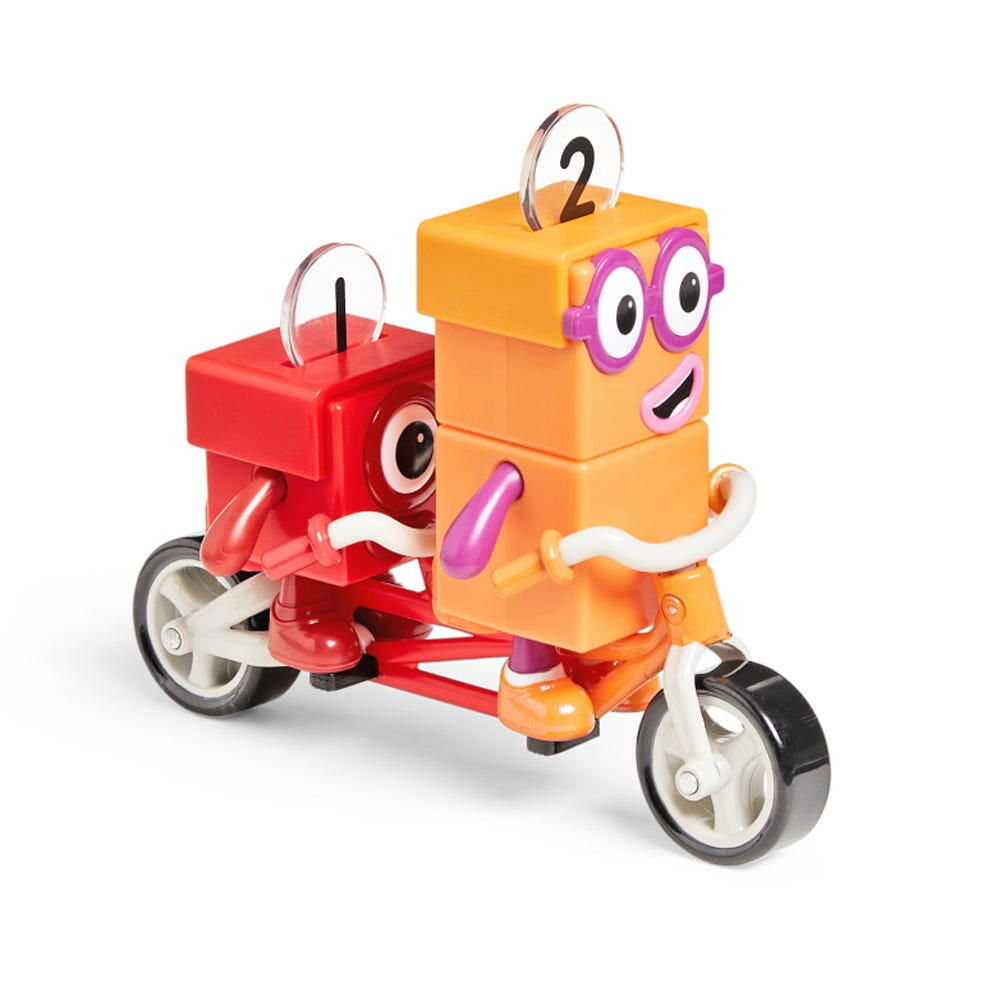 Set figurine Numberblocks - Aventuri pe bicicleta cu Unu & Doi [2]