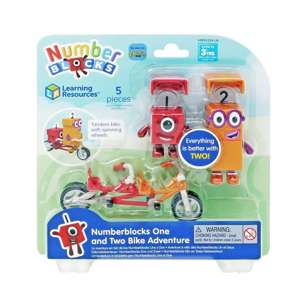 Set figurine Numberblocks - Aventuri pe bicicleta cu Unu & Doi [5]