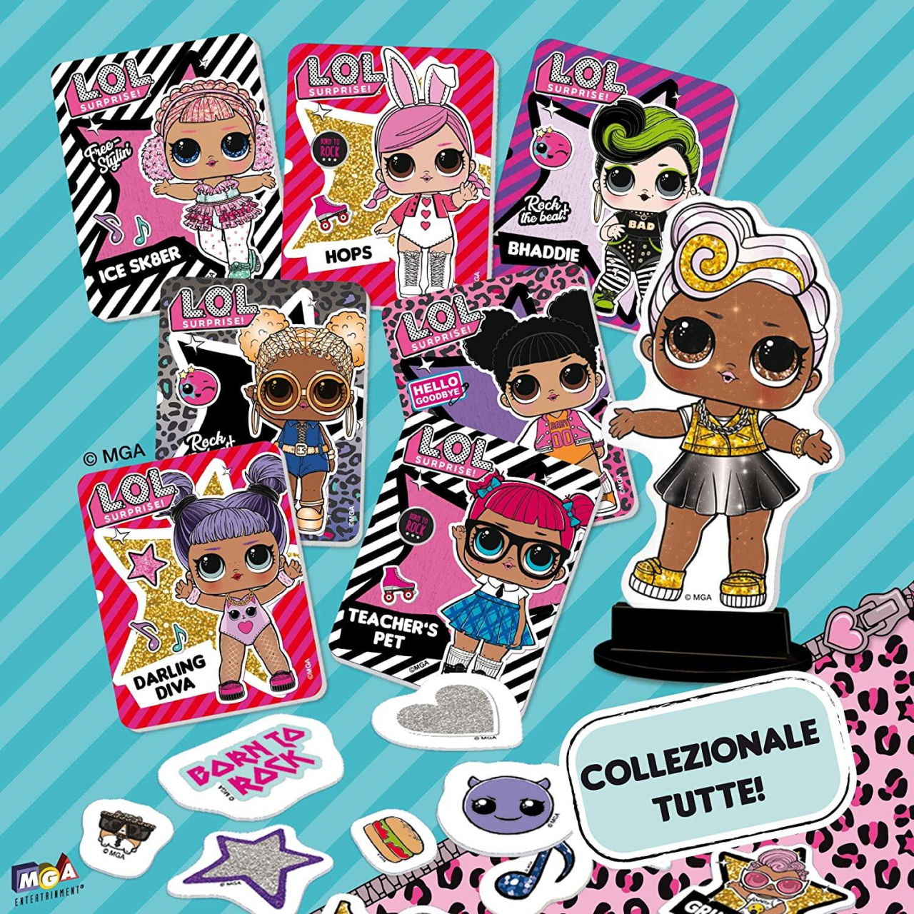 Set LOL Surprise - Papusa de carton [3]