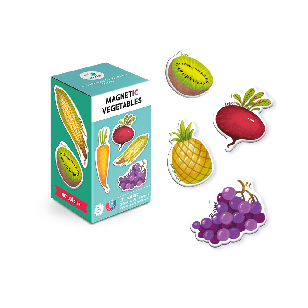 Set magnetic - Invat legume si fructe in lb. engleza [1]