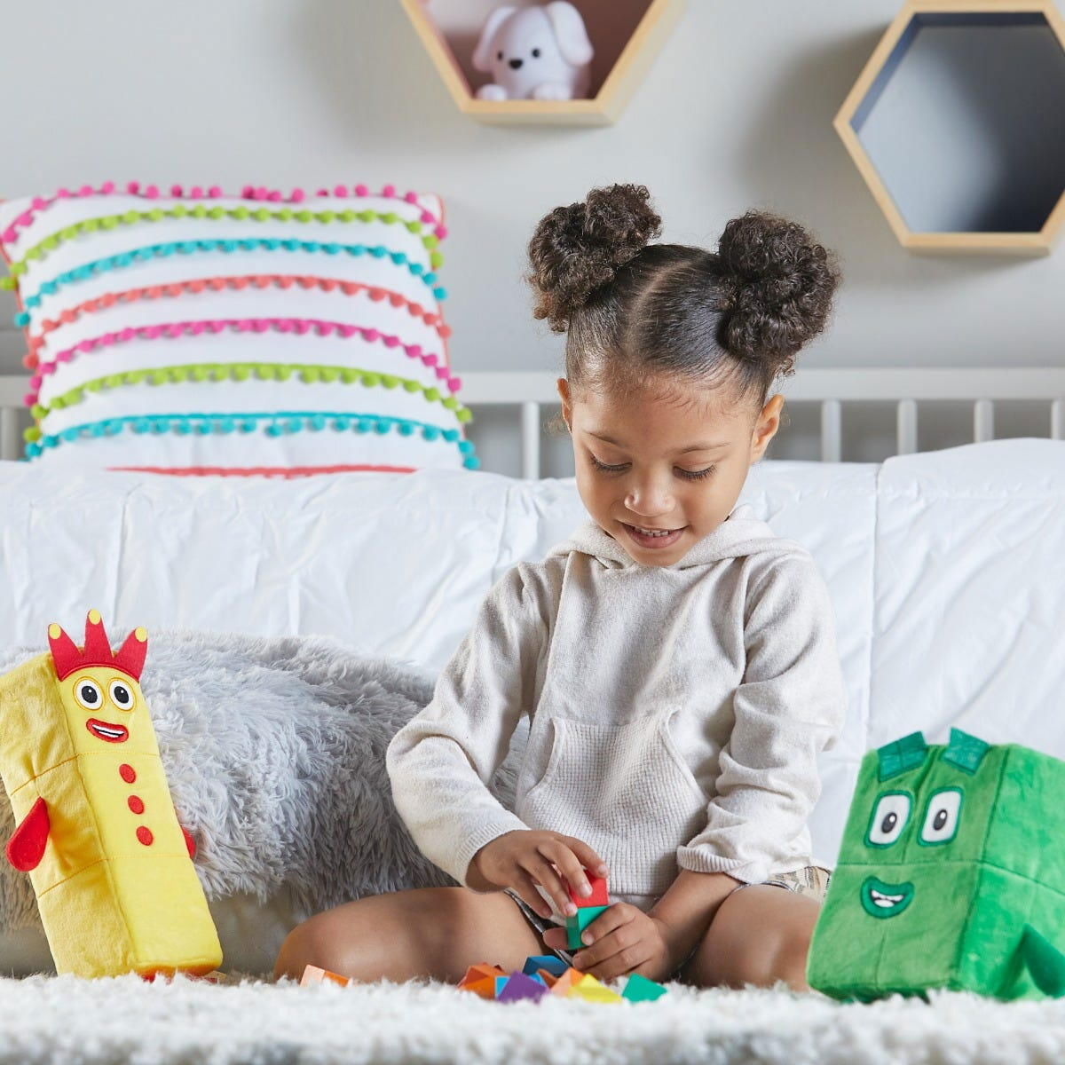 Set mascote din plus Numberblocks - Trei & Patru [3]