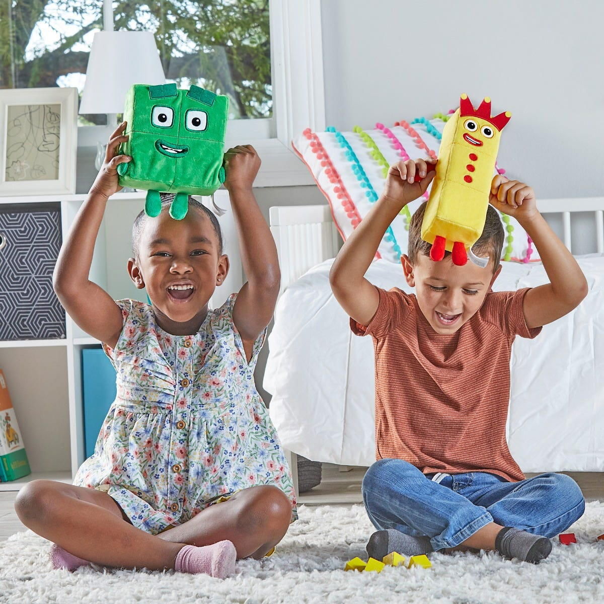 Set mascote din plus Numberblocks - Trei & Patru [2]