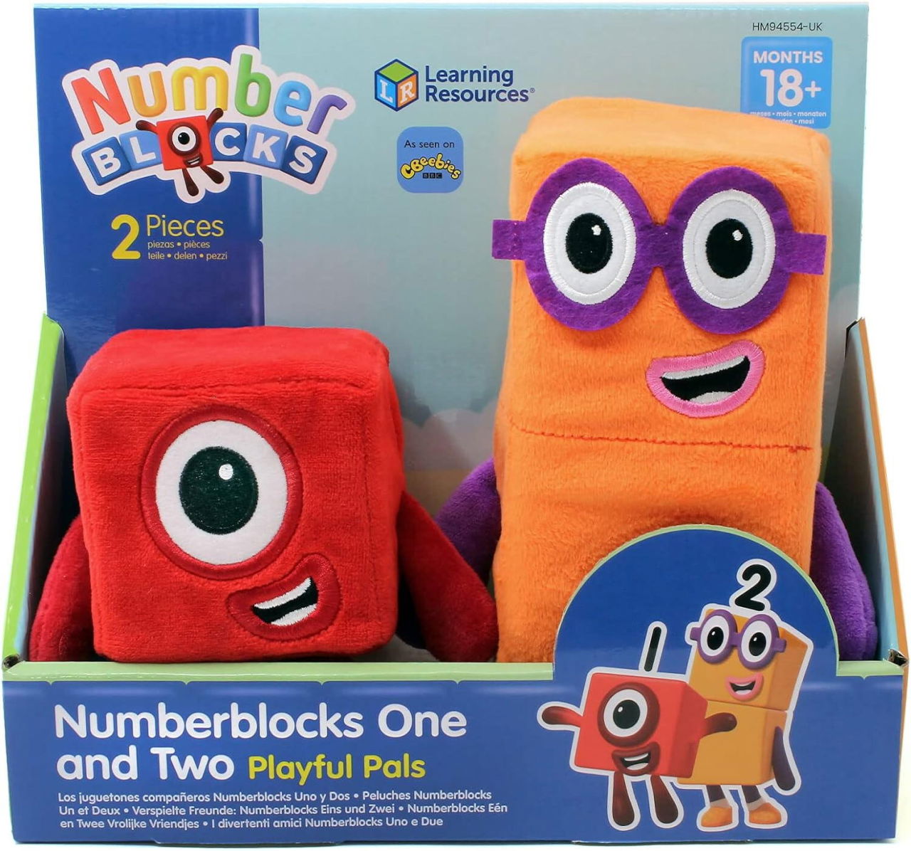 Set mascote din plus Numberblocks - Unu & Doi [1]