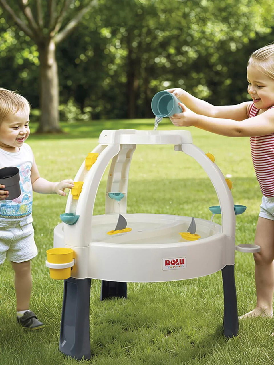 Set masuta activitati pentru apa si nisip - Pastel [2]