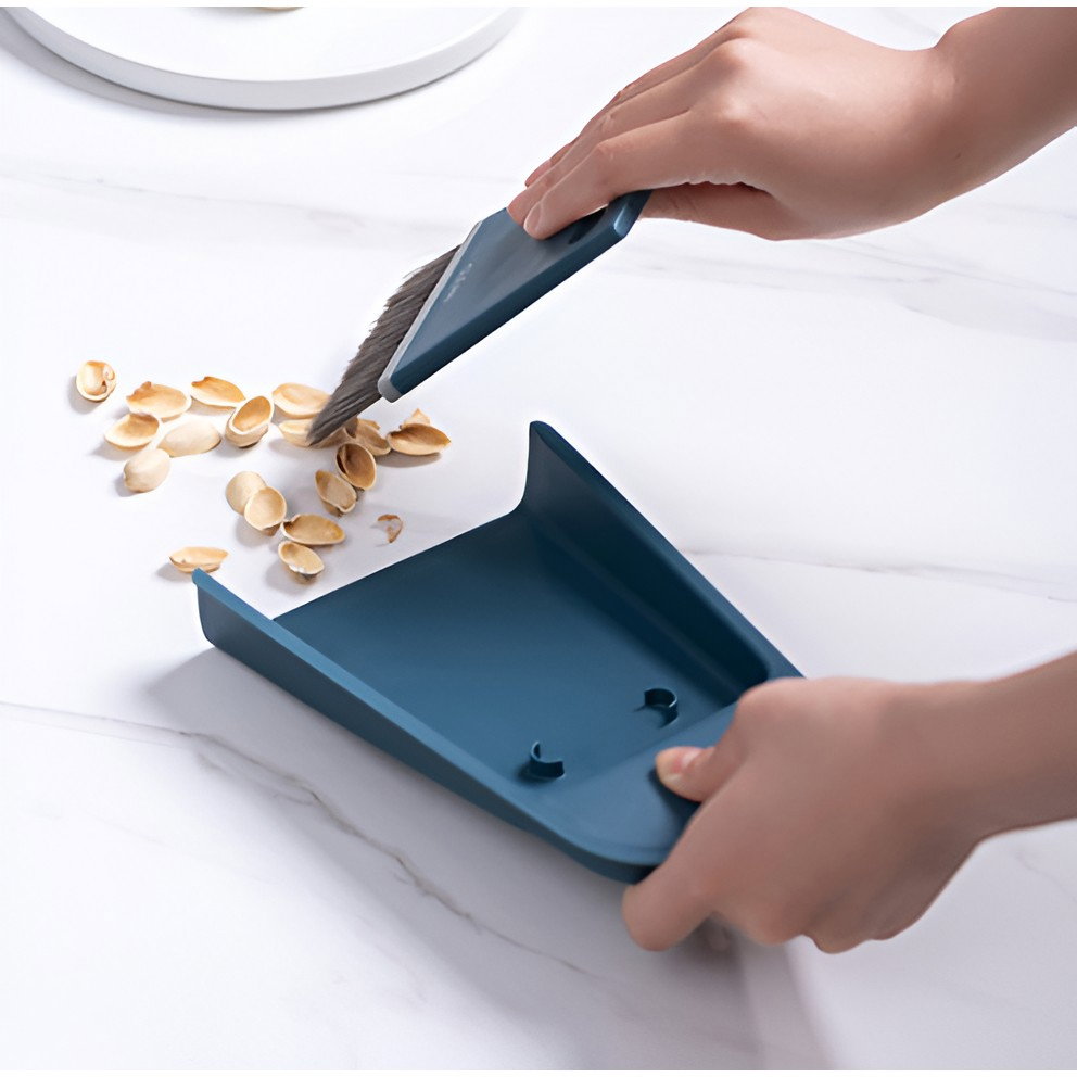 Set Mini Matura si Faras, Flippy, Uz Casnic, Doua Perii, pentru Birou, Bucatarie, Casa, 19.5x13.8x3.6 cm, Albastru [6]