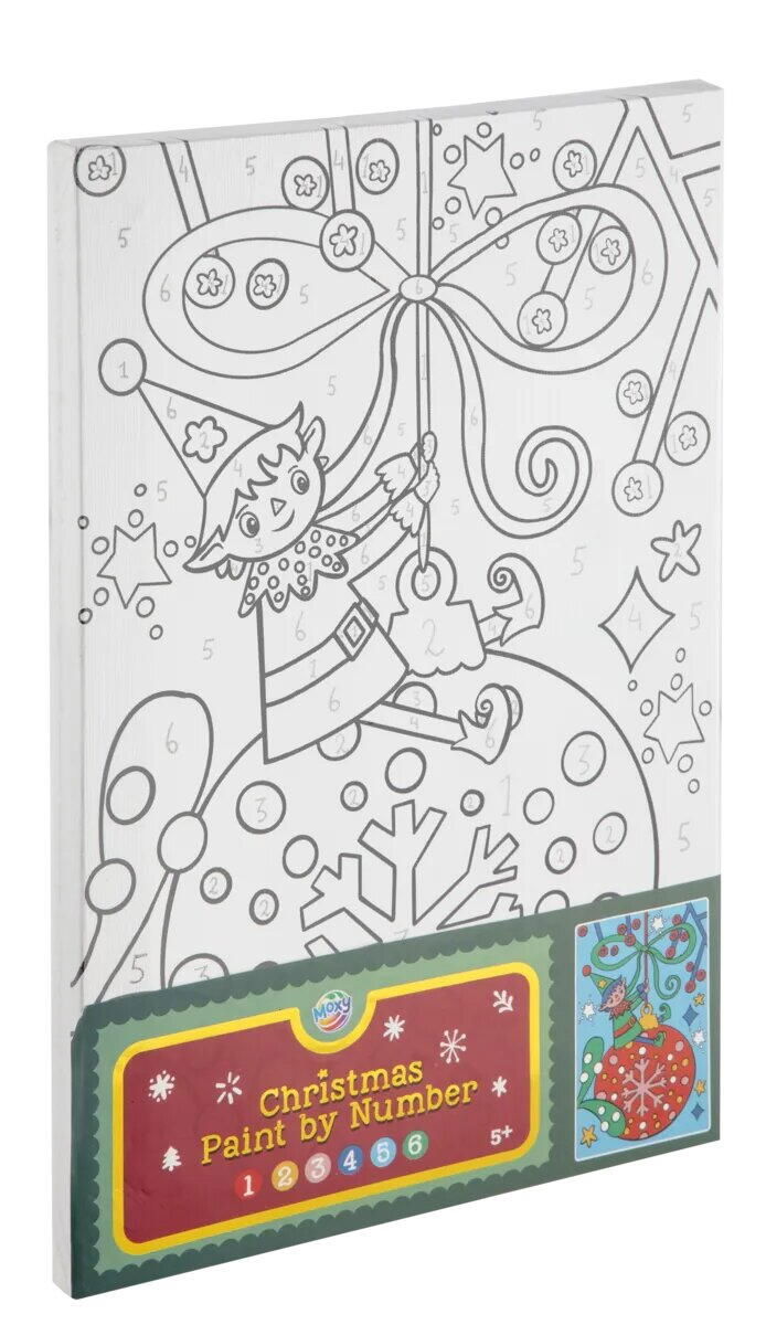 Set pictura pe numere - Spiridus de Craciun [1]